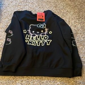Dolls kill x sanrio hello kitty hoodie in size 8 equal M